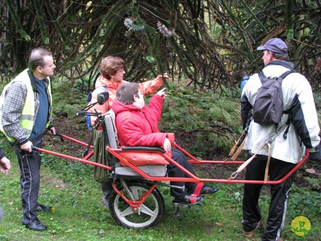 randonnée sportive avec joëlettes, Tervuren, 2012